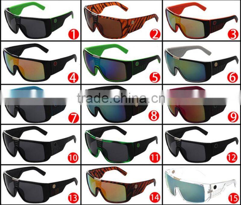 2016 new fashion popular double color mans and ladys sport sunglasses