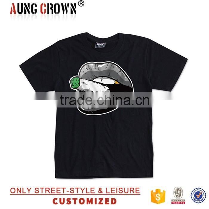 Fashion New Style Soft Cotton T Shirts Logo With Screen Printing