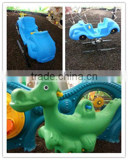 Safety high quality plastic spring rider