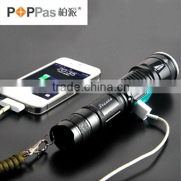 Most Powerful Torch 10Watt USB Charger power style flashlight