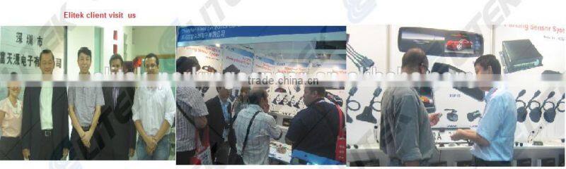 Ultrasonic radar detector with car night vision reverse camera DC12V for BMW