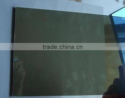 4mm light blue reflective glass