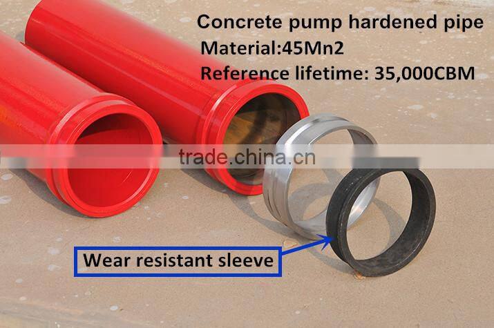 hot sale 45Mn2 concrete pump hardened pipe
