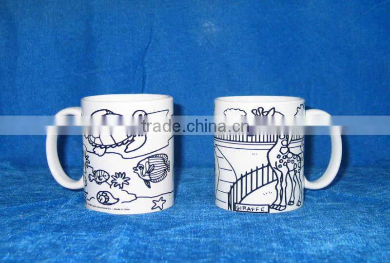 11oz Stoneware Drawing Mug for Premiums