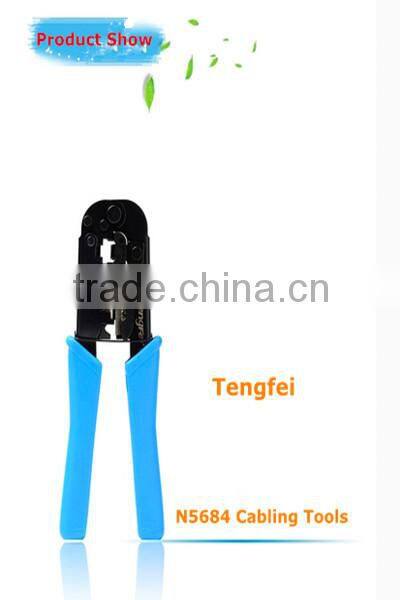 brand Tengfei rj45 rj12 rj11 Network cable crimp tool/network strip/network cut tool wholesale in china