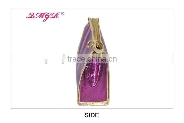 Wholesale fashion ladies PU cosmetic bag