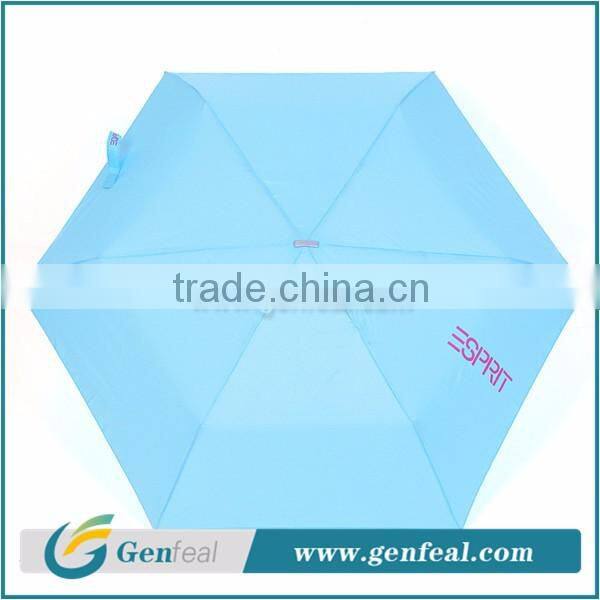 super mini compact 5 folding umbrella promotional gift with logo print