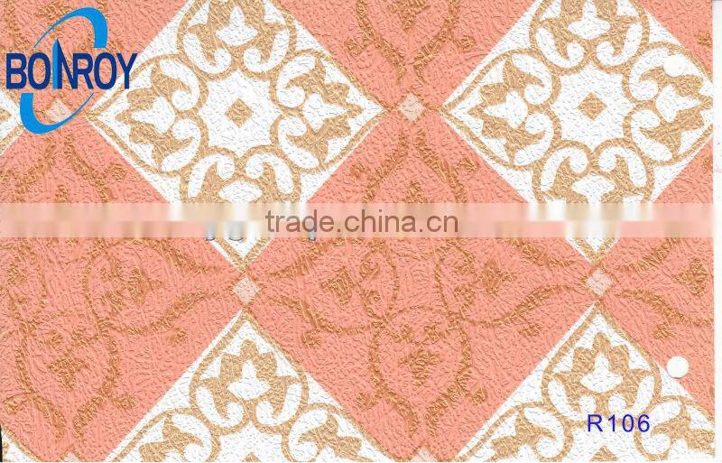 PVC facing gypsum ceiling Multiple designs 154#, 567#, 991#, 996#