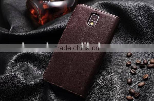 High quality factory direct selling for samsung note 3 leather stand case
