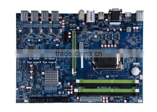 H87 DVR ATX industrial motherboard with 24 usb