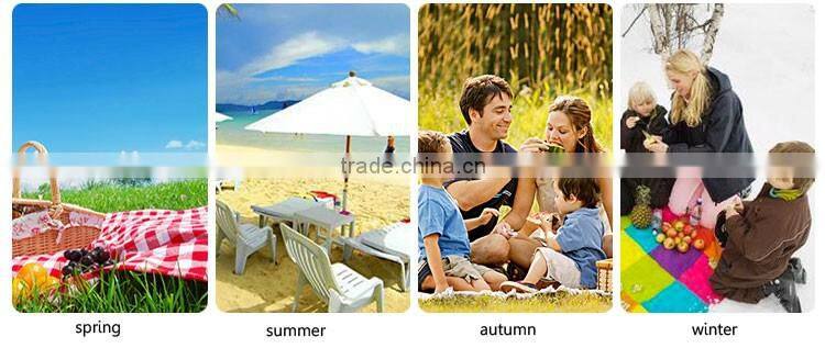 Outdoor Portable Custom Picnic Coral Fleece Camping Blanket