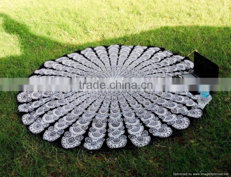 Mandala Round Roundie Yoga Mat Beach Throw Bohemian Roundie Hippie Mandala Round Throw Beach Roundie Tapestry Beach Roundie Art