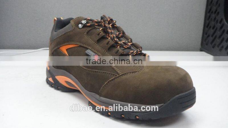 high quality low price nubuck leather eva+ rubber outsole safety shoes 0233-1