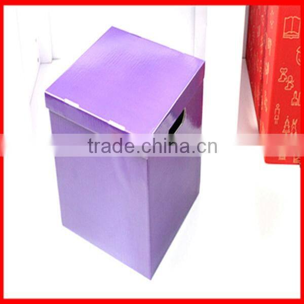 Craft Custom Purple Printing Corrugated Good Paper CMYK Gift Storage Box