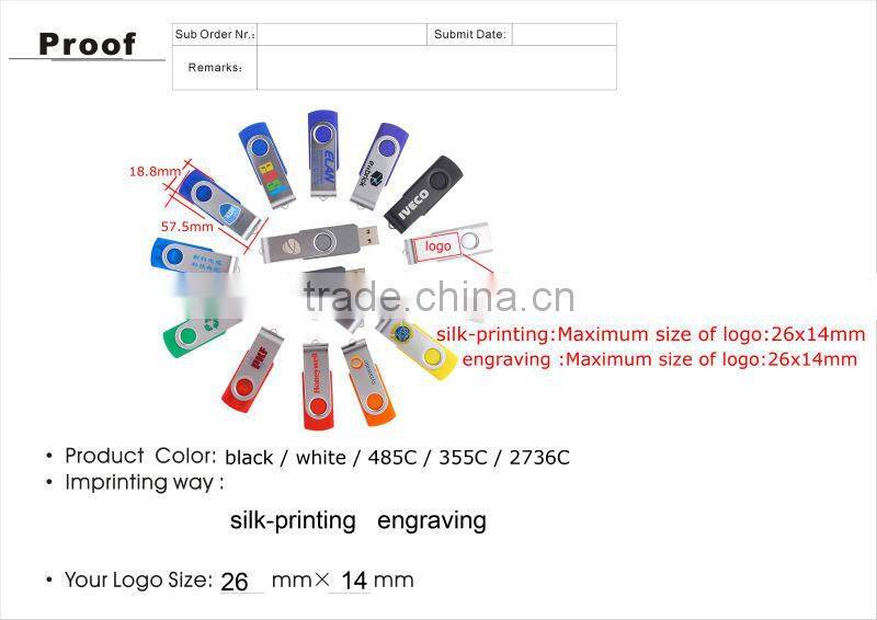 2014 China popular bulk 1gb usb flash drives with key ring