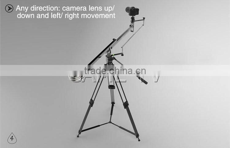 New Design Camera Video Crane Pan Tilt Shooting CR01 Camera Crane Jib Arm