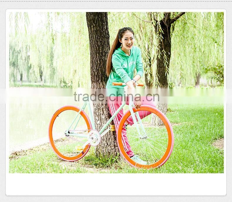 26-inch Fixed Gear Bikes can be changed back brake fly down to ride two-wheeled students live male and female models Fixed Gear