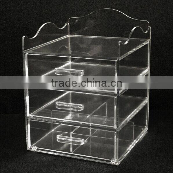 plastic drawer organizer makeup organizer with 6drawers