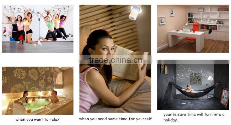 Lighting speaker Music Night light 4.5w E27 with warm led light