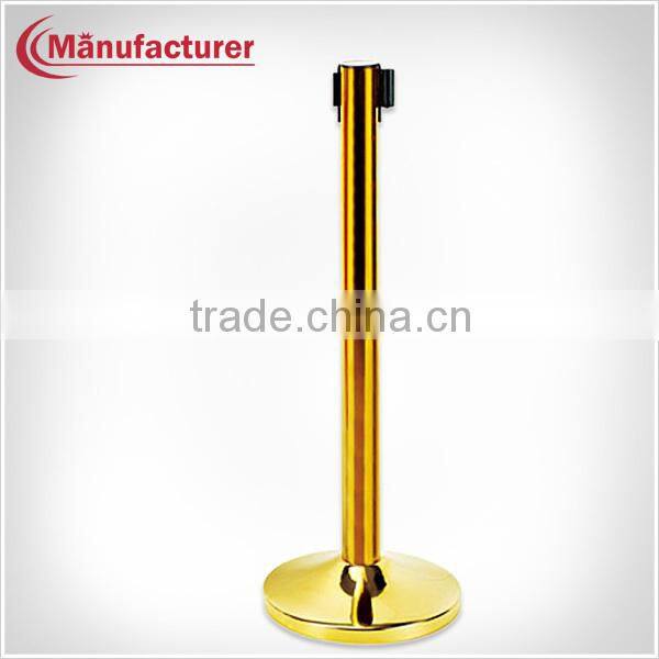 Queue Line Stand Concert Crowd Control Retractable Belt Barrier In Airport/Hotel/Bank