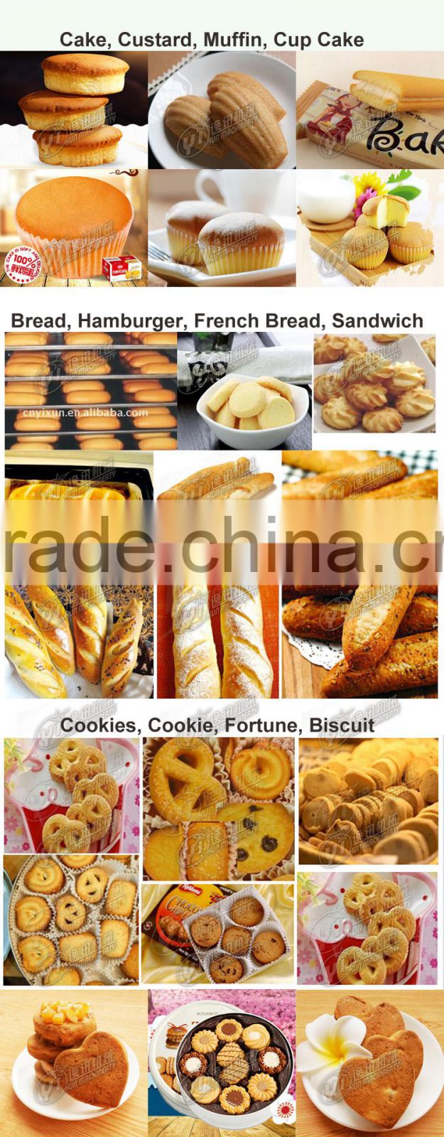 Economic China manufacturer food confectionery industrial ce bakery ovens for sale