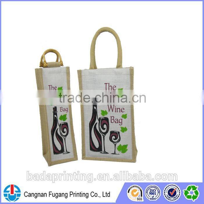 Recycle 2/4/6 holder wine tote bag for promotion