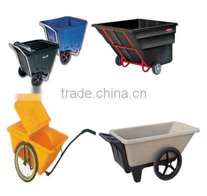 Environmental protection plastic highway gratings and bull barrels