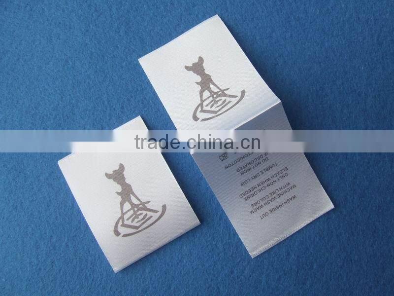 garment cloth printed label