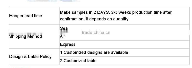 Gold metal hanger with clips for bikini clothes