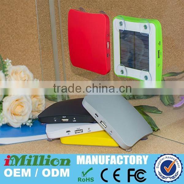 Window stickers solar sun charger mobile 5200mah from Imilliontech manufacturer