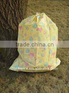 Custom retail packaging cheap promotional drawstring bag for girl