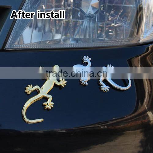 Top selling car decoration animal gecko amg badge