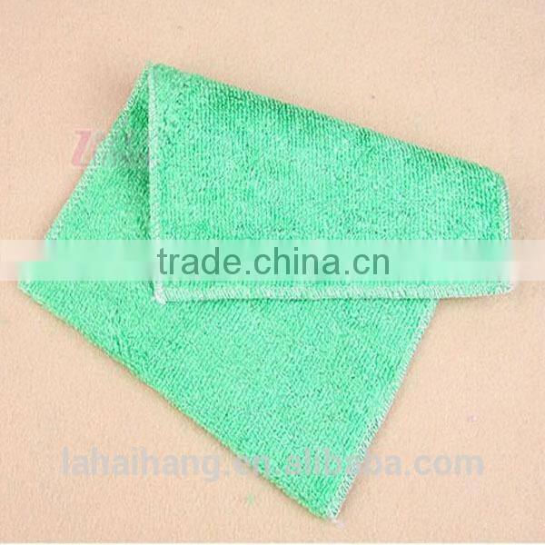 China manufacture OEM 300GSM Yellow blue red microfiber dishes cleaning cloth