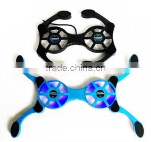 Good design folding usb laptop cooler pad ,laptop cooling stand, laptop cooling pad