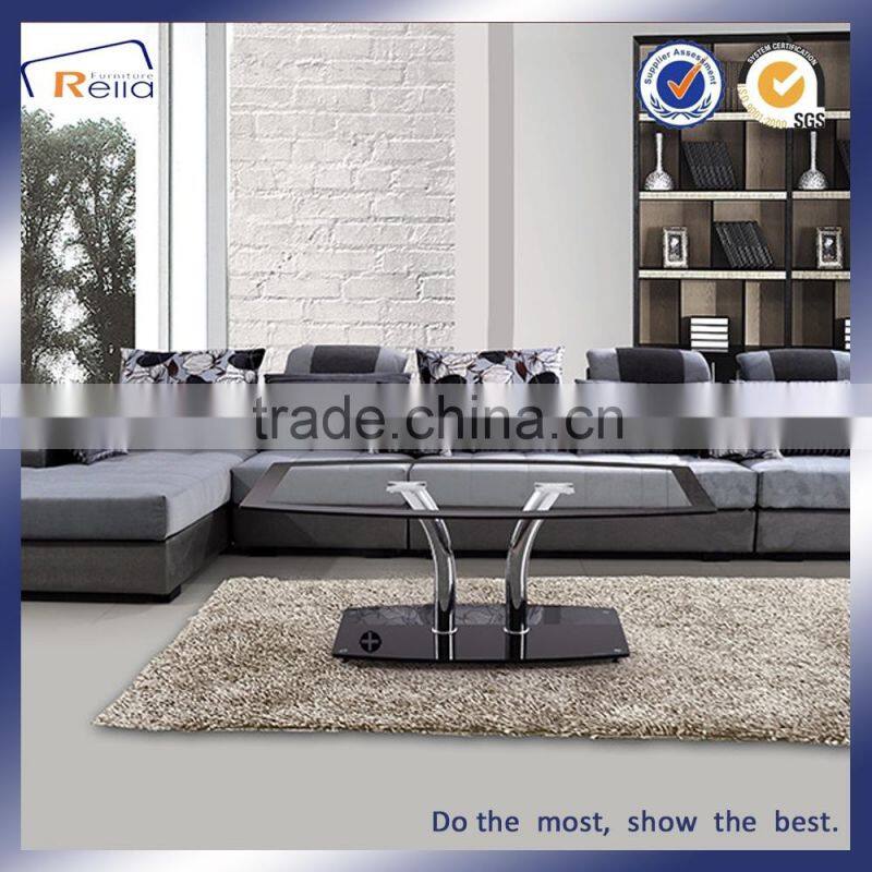 Living Room furniture Glass Cafe Furniture , Coffee Table Design CT-1562B