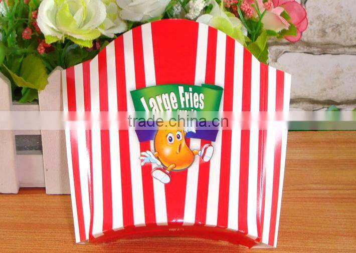 the newest design square Potato Chips Cup paper box Chips packaging box