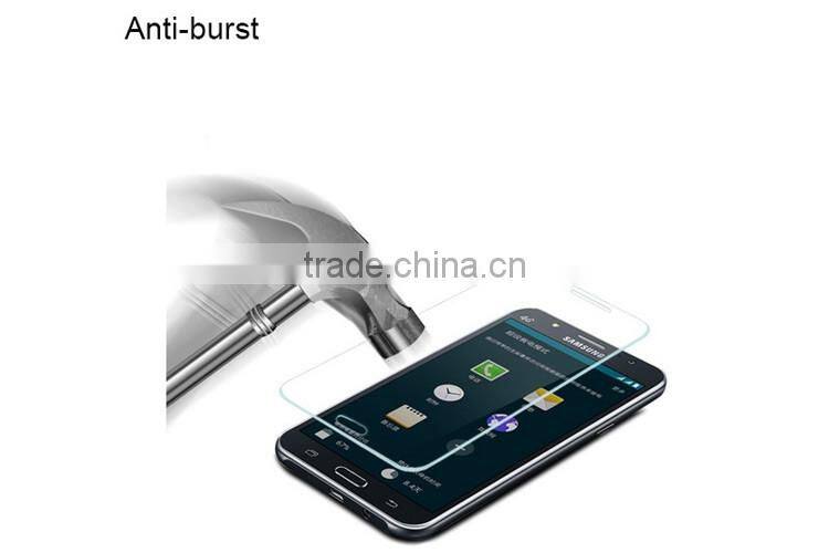 Wholesale high clear front tampered glass screen protector for samsung J710