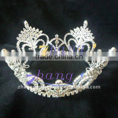 diamond fully round pageant tiara