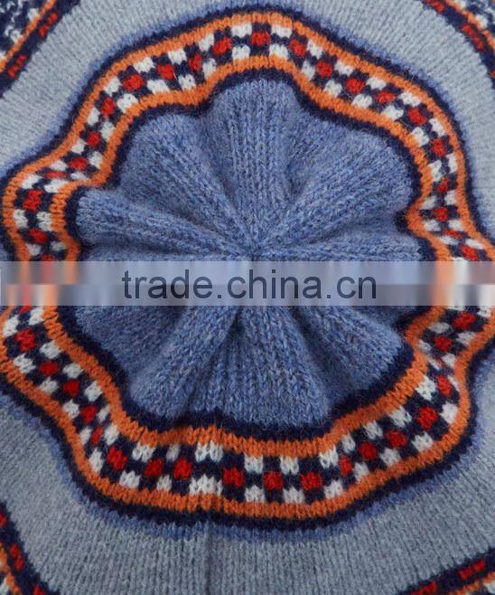 Crochet Beanie Hat Cable Knit Beret basque berets