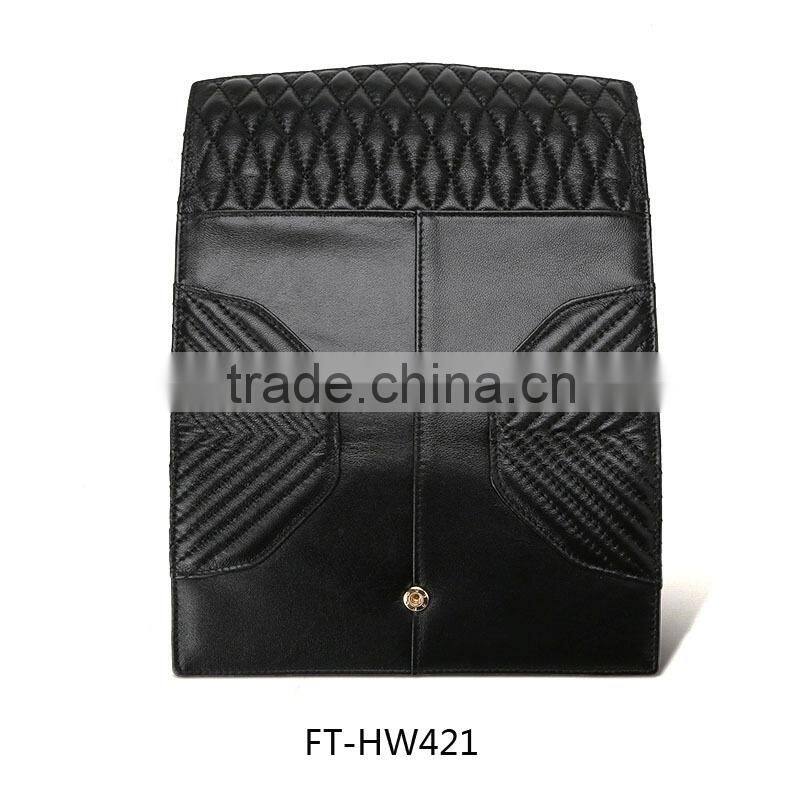 2015 Quality Best Design Women Long Wallet in Black