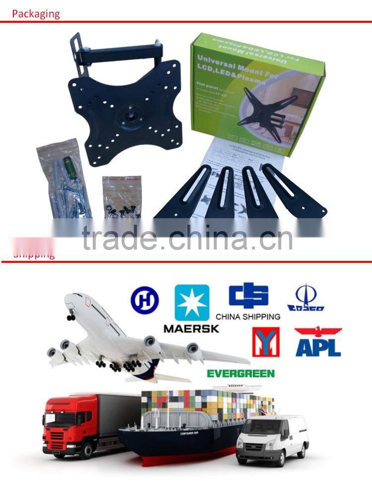 Extendable Articulating Single Arm 180 Degree Swivel LED LCD PLASMA TV Wall Mount with VESA 400*400