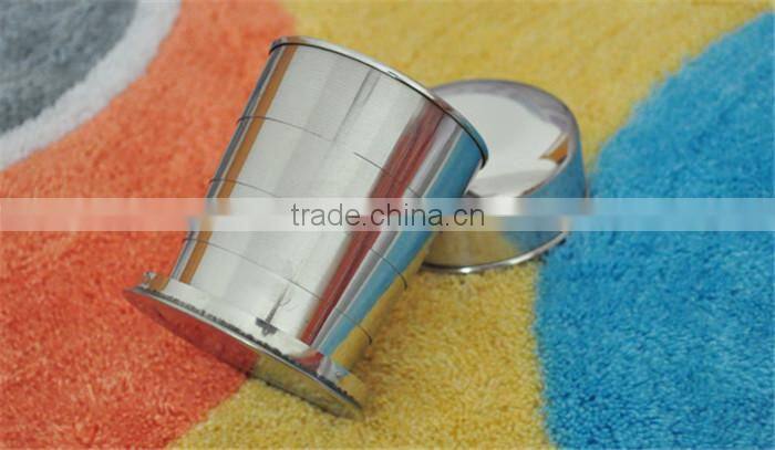 Crazy hot sale stainless steel folding Cup folding retractable with water cups