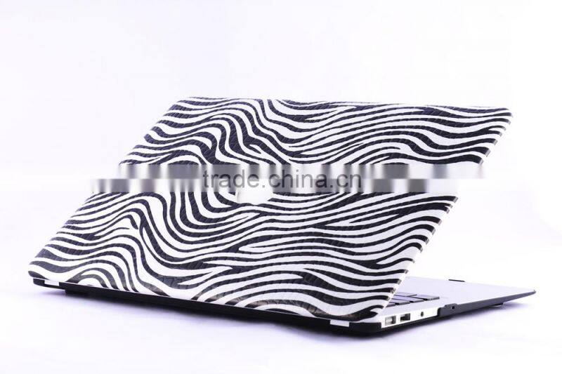Embossment Protective Cover Case for MacBook Cover with Retina Pro 15.4 With Flag Leopard Design