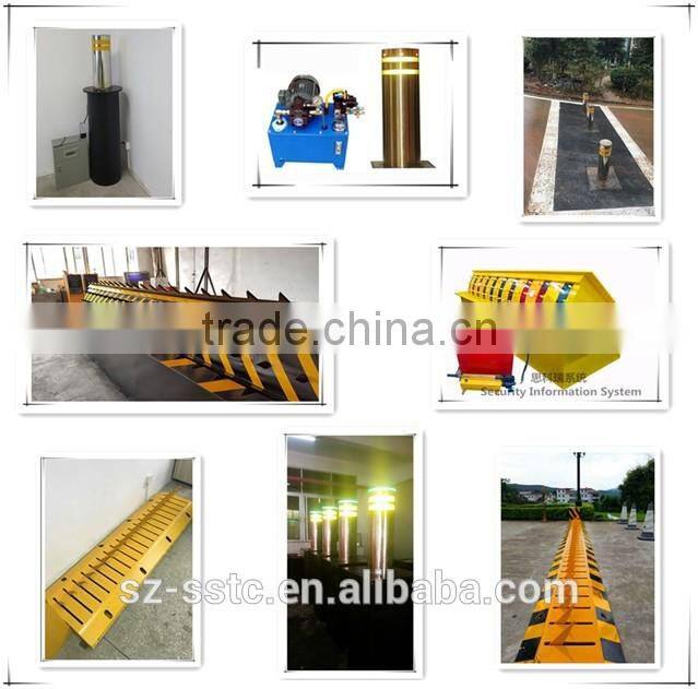 Hydraulic electronic heavy duty road barriercade parking blocker