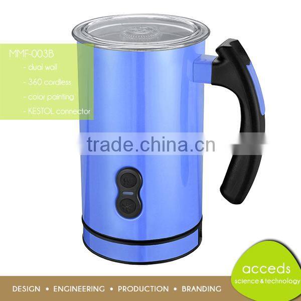 Colored High End Electrtic Smart Handheld Milk Frothering