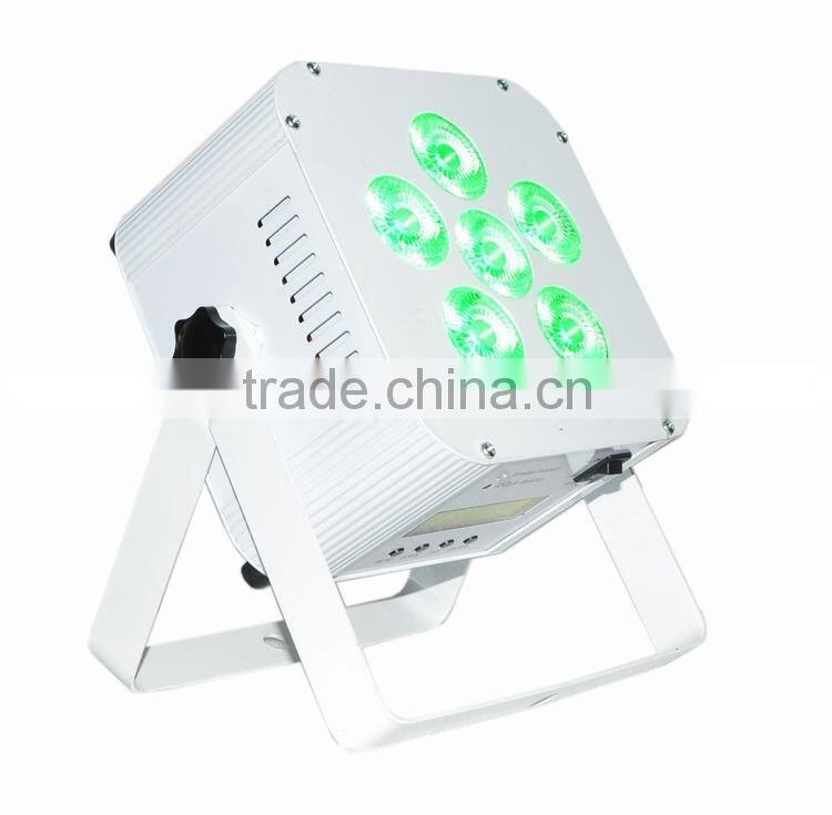 6*15W battery led lights