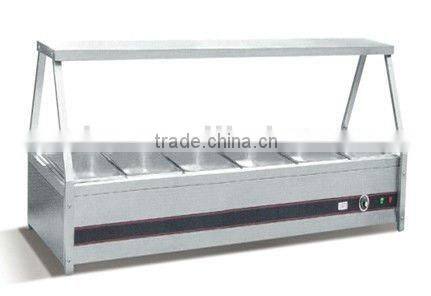 Bain marie with top shelf