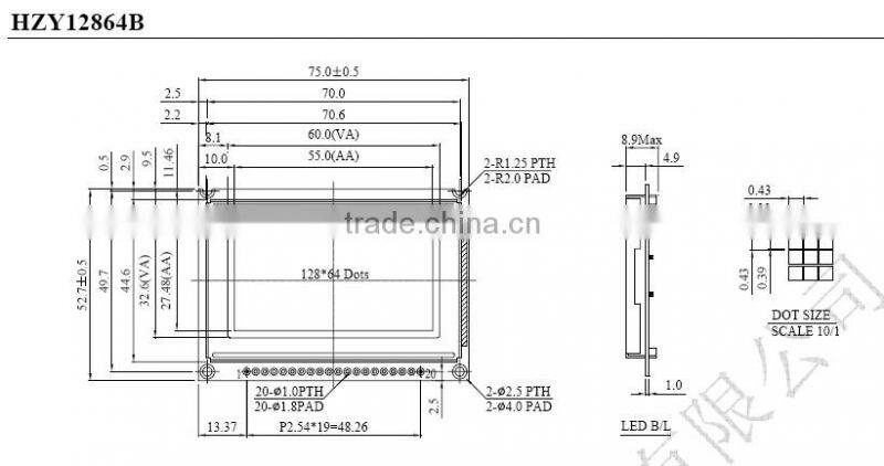 Suitable 12864 Kit Electronice Components Optoelectronic Displays LCD Modules