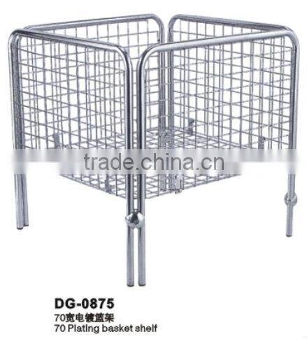China Fosha Factory !! supermaket wire metal basket &Cargo basket 4 ways iron basket