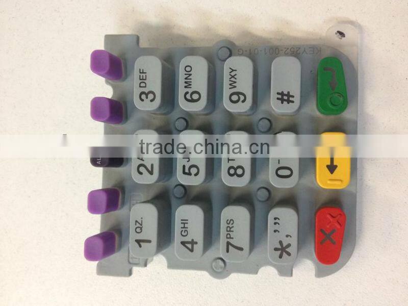 2014 High Precision Embossed Membrane Keypad Custom Embossed/Keypad/Mobile Phone Keypad Ic
